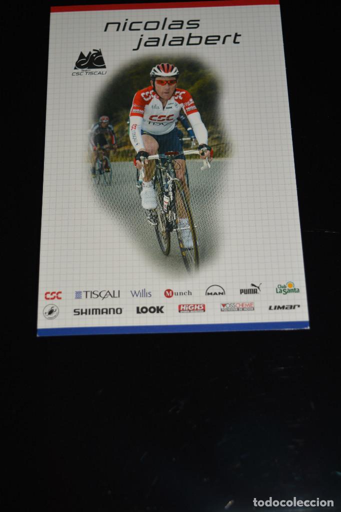 Coleccionismo deportivo: POSTAL DEL CICLISTA NICOLAS JALABERT (CSC) - Foto 1