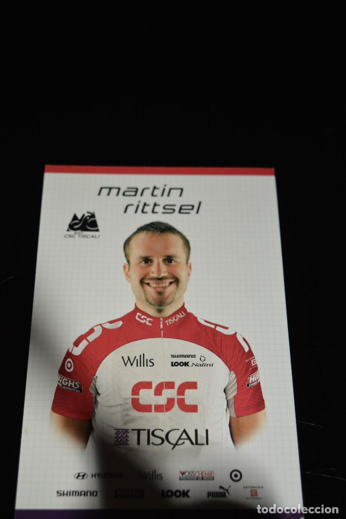 Coleccionismo deportivo: POSTAL DEL CICLISTA MARTIN RITTSEL (CSC) - Foto 1