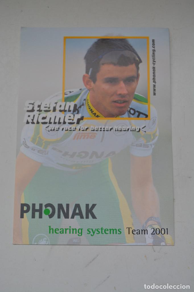 Coleccionismo deportivo: POSTAL DEL CICLISTA STEFFAN RICHNER (PHONAK) - Foto 1