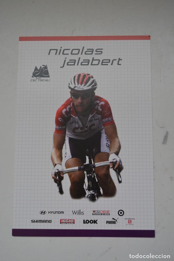 Coleccionismo deportivo: POSTAL DEL CICLISTA NICOLAS JALABERT (CSC) - Foto 1