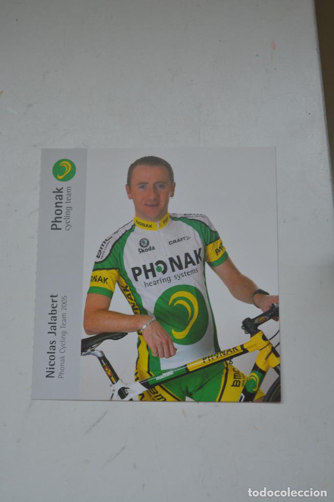 Coleccionismo deportivo: POSTAL DEL CICLISTA NICOLAS JALABERT (PHONAK) - Foto 1