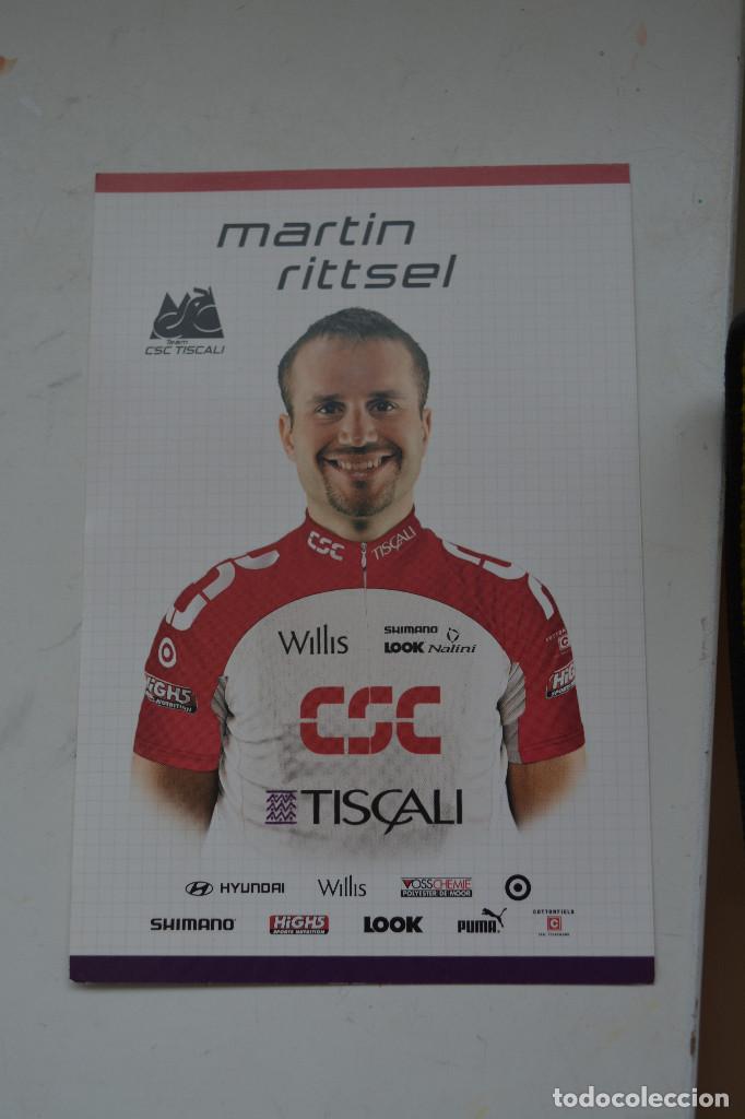 Coleccionismo deportivo: POSTAL DEL CICLISTA MARTIN RITTSEL (CSC) - Foto 1