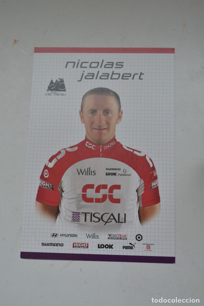 Coleccionismo deportivo: POSTAL DEL CICLISTA NICOLAS JALABERT (CSC) - Foto 1