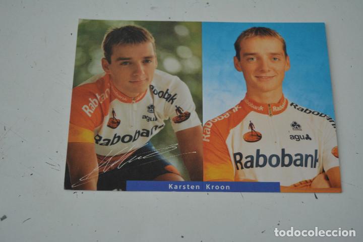 Coleccionismo deportivo: POSTAL DEL CICLISTA KARSTEN KROON (RABOBANK) - Foto 1