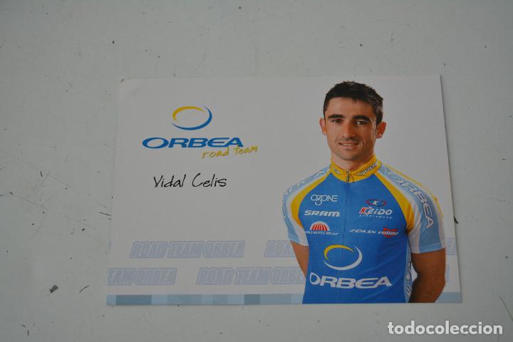 Coleccionismo deportivo: POSTAL DEL CICLISTA VIDAL CELIS (ORBEA) - Foto 1