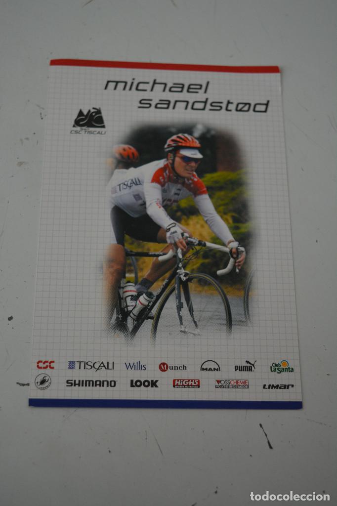 Coleccionismo deportivo: POSTAL DEL CICLISTA MICHAEL SANDSTOD (CSC) - Foto 1