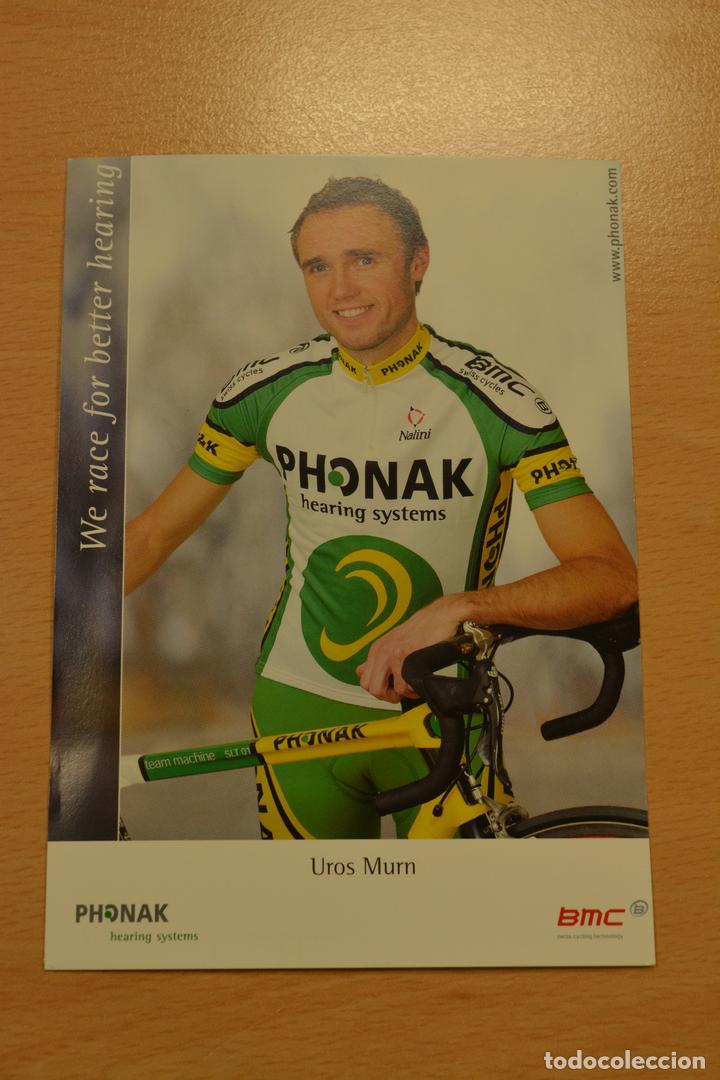 Coleccionismo deportivo: POSTAL DEL CICLISTA UROS MUTTI (PHONAK) - Foto 1