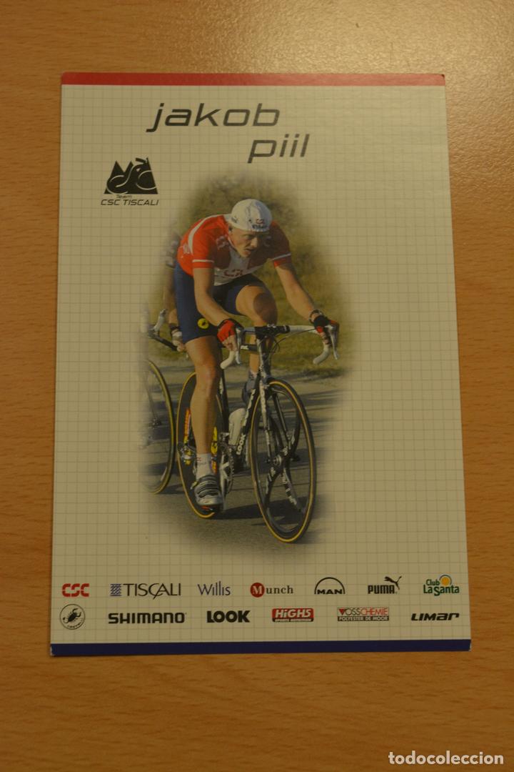 Coleccionismo deportivo: POSTAL DEL CICLISTA JAKOB PIIL (CSC) - Foto 1