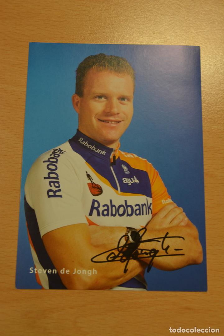 Coleccionismo deportivo: POSTAL DEL CICLISTA STEVEN DE JONGH (RABOBANK) - Foto 1