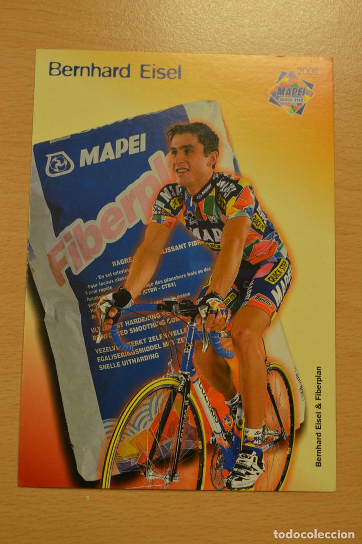 Coleccionismo deportivo: POSTAL DEL CICLISTA BERNHARD EISEL (MAPEI QUICK STEP) - Foto 1