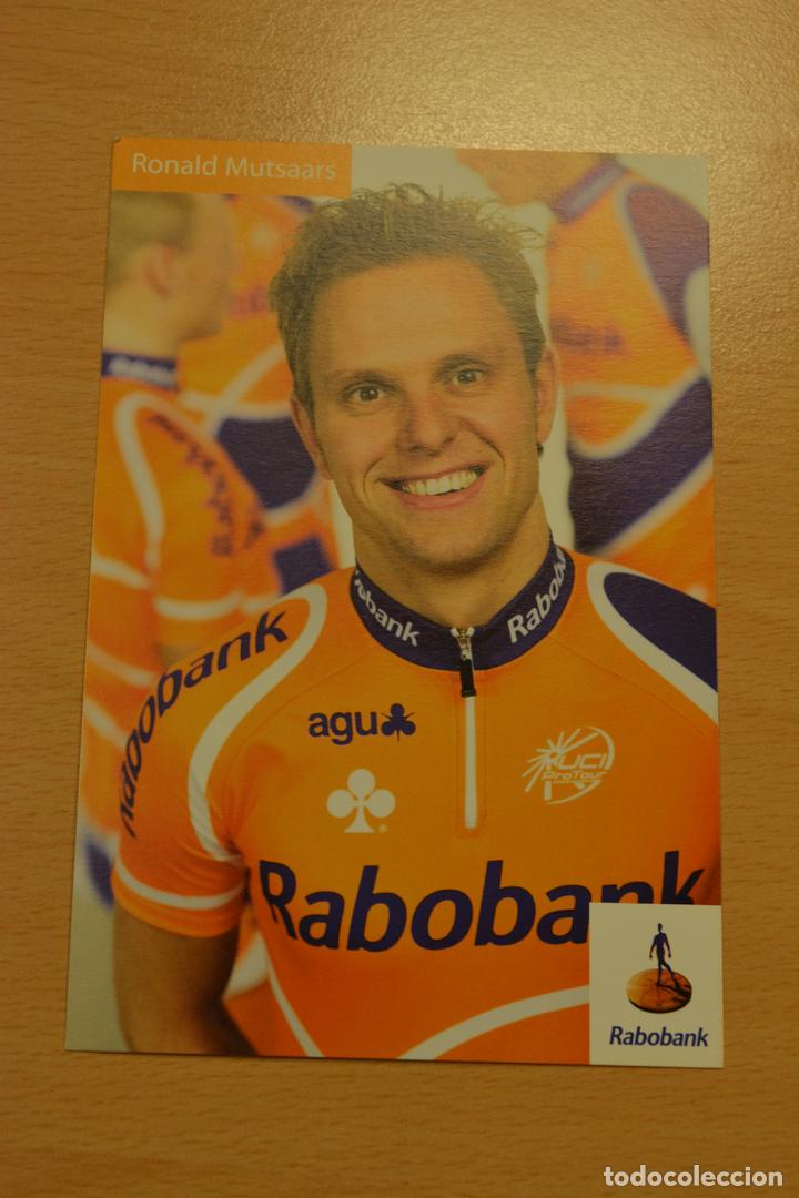 Coleccionismo deportivo: POSTAL DEL CICLISTA RONALD MUTSAARS (RABOBANK) - Foto 1
