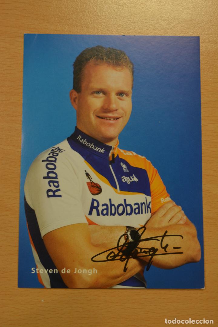 Coleccionismo deportivo: POSTAL DEL CICLISTA STEVEN DE JONGH (RABOBANK) - Foto 1
