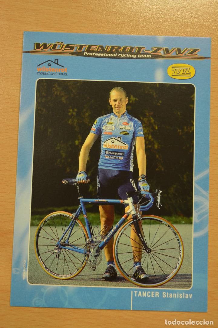 Coleccionismo deportivo: POSTAL DEL CICLISTA STANISLAV TANCER (W&Uuml;STENROT-ZCC - Foto 1