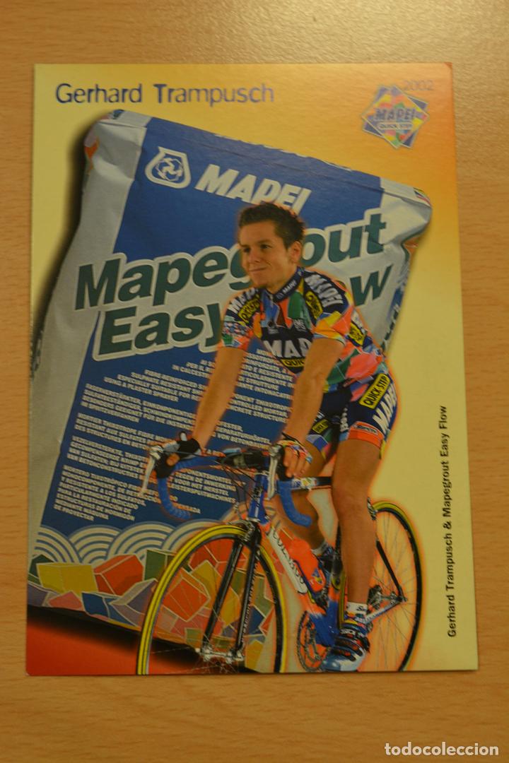 Coleccionismo deportivo: POSTAL DEL CICLISTA GERHARD TRAMPUSCH (MAPEI  QUICK STEP) - Foto 1