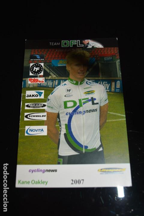 Coleccionismo deportivo: POSTAL DEL CICLISTA KANE OAKLEY (DFL TEAM) - Foto 1