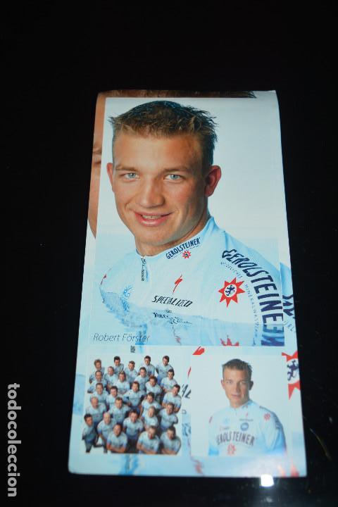 Coleccionismo deportivo: POSTAL DEL CICLISTA ROBERT F&Ouml;RSTER (GEROLSTEINER) - Foto 1
