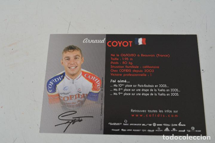 Coleccionismo deportivo: POSTAL DEL CICLISTA ARNAUD COYOT (COFIDIS) - Foto 1
