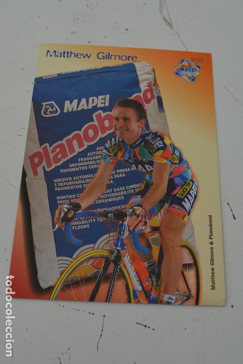 Coleccionismo deportivo: POSTAL DEL CICLISTA MATTHEW GILMORE (MAPEI QUICK STEP) - Foto 1
