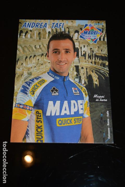 Coleccionismo deportivo: POSTAL DEL CICLISTA ANDREA TAFI (MAPEI QUICK STEP) - Foto 1