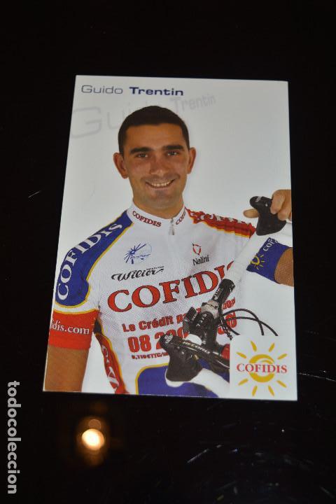 Coleccionismo deportivo: POSTAL DEL CICLISTA GUIDO TRENTIN (COFIDIS) - Foto 1