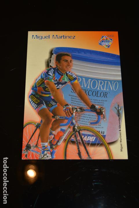 Coleccionismo deportivo: POSTAL DEL CICLISTA MIGUEL MARTINEZ (MAPEI QUICK STEP) - Foto 1