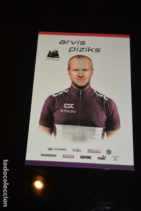 Coleccionismo deportivo: POSTAL DEL CICLISTA ARVIS PIZIKIS (CSC) - Foto 1