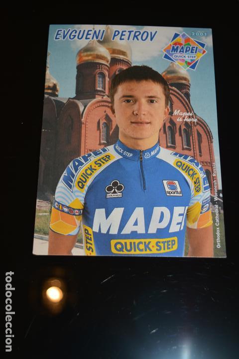 Coleccionismo deportivo: POSTAL DEL CICLISTA EVGUENI PETROV (MAPEI QUICK STEP) - Foto 1