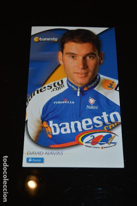 Coleccionismo deportivo: POSTAL DEL CICLISTA DAVID NAVAS (IBANESTO) - Foto 1