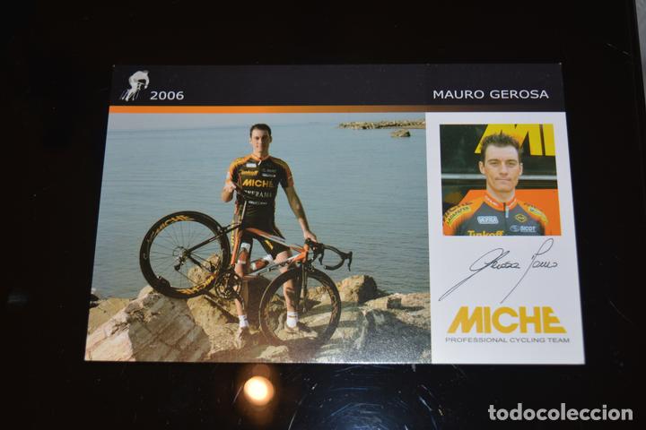 Coleccionismo deportivo: POSTAL DEL CICLISTA MAURO GEROSA (MICHE) - Foto 1