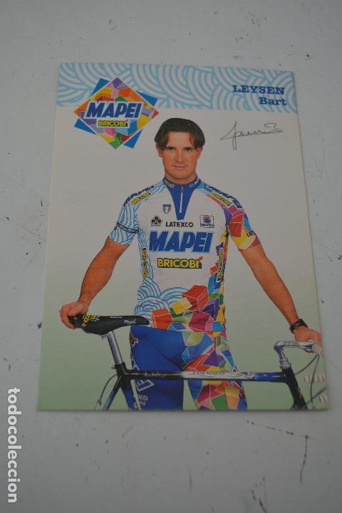 Coleccionismo deportivo: POSTAL DEL CICLISTA BART LEYSEN (,MAPEI BRICOBI) - Foto 1