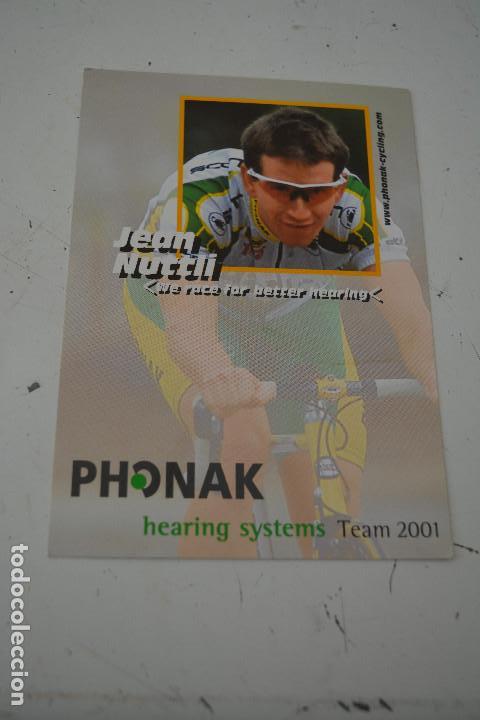 Coleccionismo deportivo: POSTAL DEL CICLISTA JEAN NUTTLI (PHONAK) - Foto 1