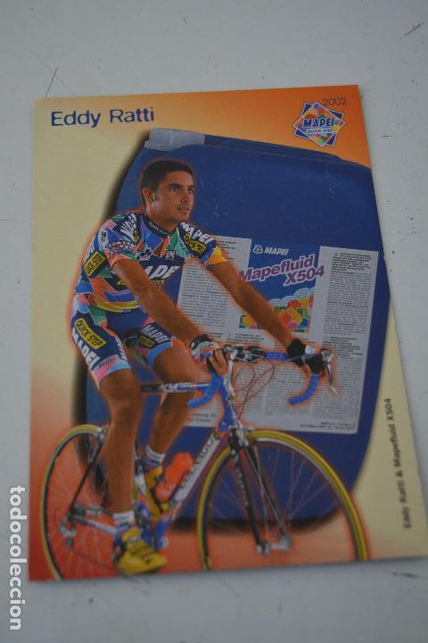 Coleccionismo deportivo: POSTAL DEL CICLISTA EDDY RATTI (MAPEI QUICK STEP) - Foto 1