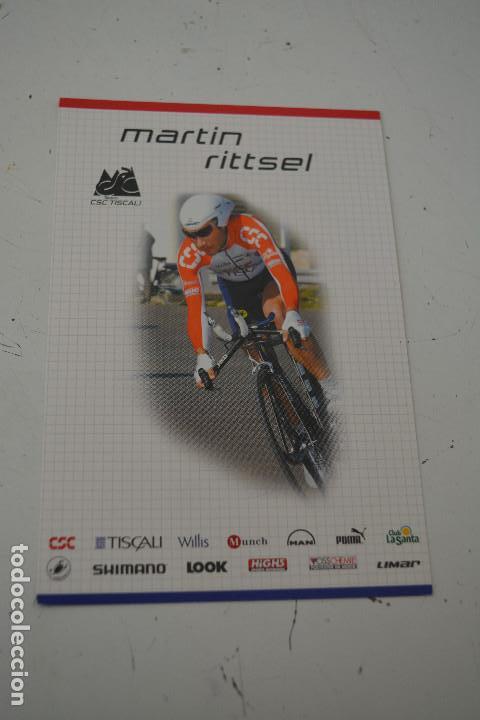 Coleccionismo deportivo: POSTAL DEL CICLISTA MARTIN RITTSEL (CSC) - Foto 1