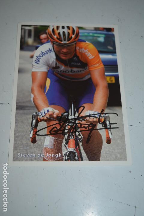 Coleccionismo deportivo: POSTAL DEL CICLISTA STEVEN DE JONGH (RABOBANK) - Foto 1