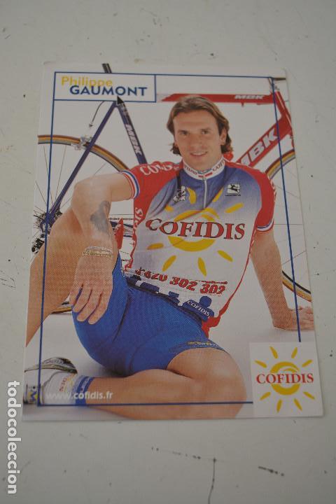 Coleccionismo deportivo: POSTAL DEL CICLISTA PHILIPPE GAUMONT (COFIDIS) - Foto 1