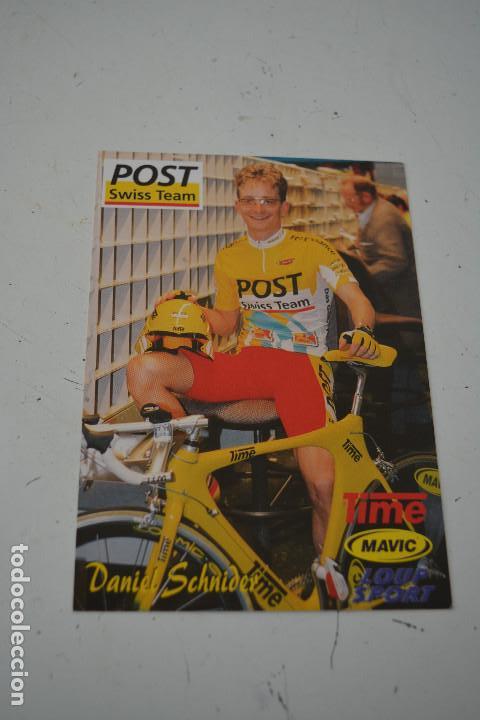 Coleccionismo deportivo: POSTAL DEL CICLISTA DANIEL SCHNIDER (POST SWISS) - Foto 1