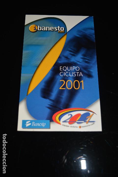 Coleccionismo deportivo: POSTAL DEL EQUIPO CICLISTA BANESTO 2001 - Foto 1
