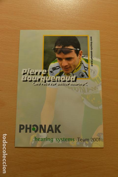 Coleccionismo deportivo: POSTAL DEL CICLISTA PIERRE BOURQUENOUD (PHONAK) - Foto 1