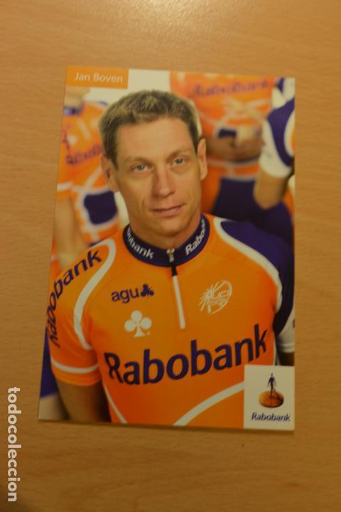 Coleccionismo deportivo: POSTAL DEL CICLISTA JAN BOVEN (RABOBANK) - Foto 1