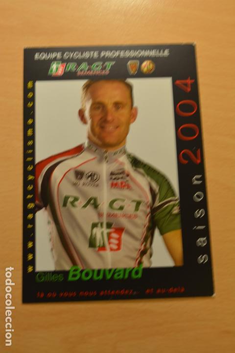 Coleccionismo deportivo: POSTAL DEL CICLISTA GILLES BOUVARD (RAGT) - Foto 1