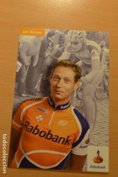 Coleccionismo deportivo: POSTAL DEL CICLISTA JAN BOVEN (RABOBANK) - Foto 1