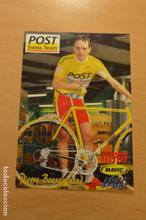 Coleccionismo deportivo: POSTAL DEL CICLISTA PIERRE BOURQUENOUD (POST SWISS) - Foto 1