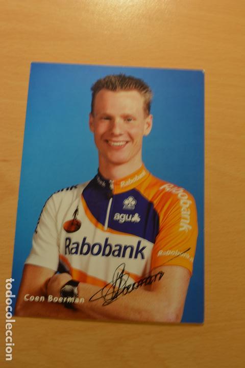 Coleccionismo deportivo: POSTAL DEL CICLISTA COEN BOERMAN (RABOBANK) - Foto 1
