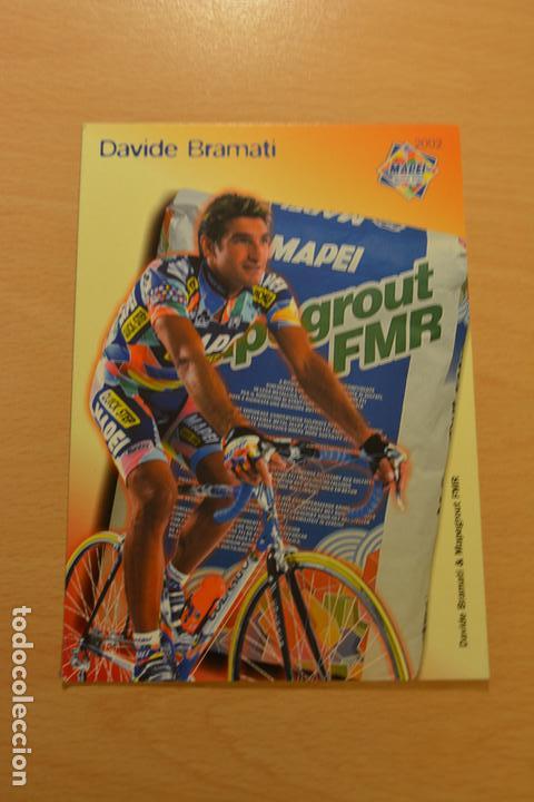 Coleccionismo deportivo: POSTAL DEL CICLISTA DAVIDE BRAMATI (MAPEI QUICK STEP) - Foto 1