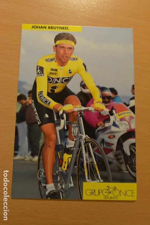 Coleccionismo deportivo: POSTAL DEL CICLISTA JOHANN BRUYNEEL (ONCE) - Foto 1
