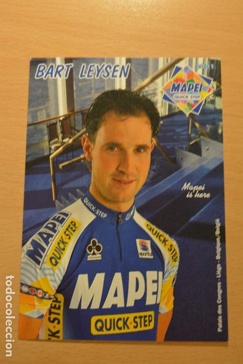 Coleccionismo deportivo: POSTAL DEL CICLISTA BART LEYSEN (MAPEI QUICK STEP) - Foto 1