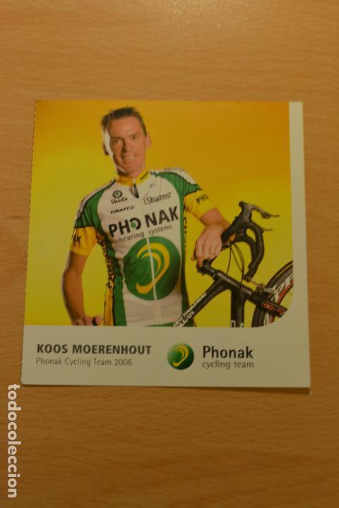 Coleccionismo deportivo: POSTAL DEL CICLISTA KOOS MOERENHOUT (PHONAK) - Foto 1
