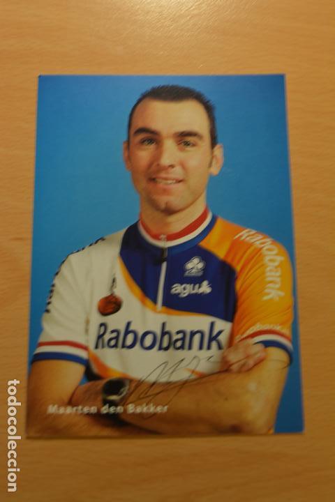 Coleccionismo deportivo: POSTAL DEL CICLISTA MAARTEN DEN BAKKER (RABOBANK) - Foto 1