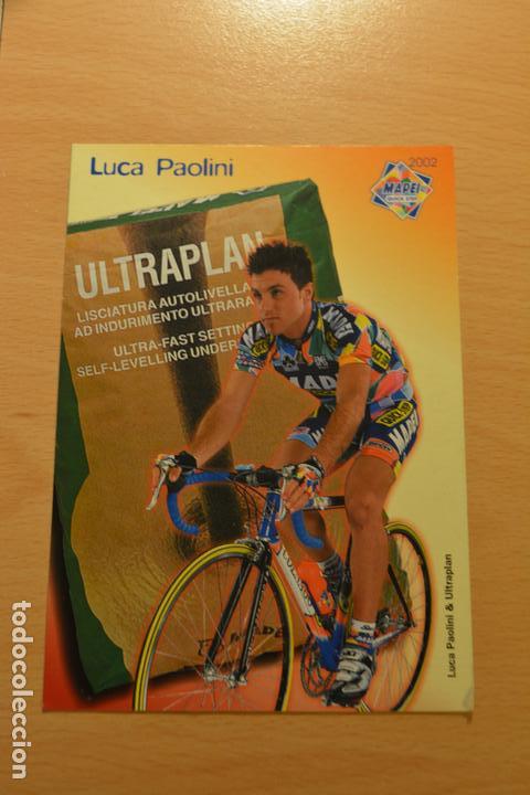Coleccionismo deportivo: POSTAL DEL CICLISTA LUCA PAOLINI (MAPEI QUICK STEP) - Foto 1