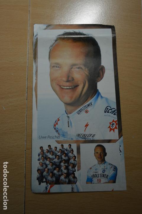 Coleccionismo deportivo: POSTAL DEL CICLISTA UWE PESCHEL (GEROLSTEINER) - Foto 1